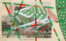 Carica l&#39;immagine nel visualizzatore di Gallery, Vintage Tower Of London Postcard Art Collage - Naomi Vona Art
