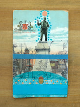 Load image into Gallery viewer, Vintage Newcastle On Tyne Monument Postcard Art Collage - Naomi Vona Art
