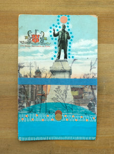Vintage Newcastle On Tyne Monument Postcard Art Collage - Naomi Vona Art