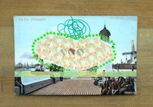 Load image into Gallery viewer, Vintage Littlehampton Postcard Collage Art - Naomi Vona Art
