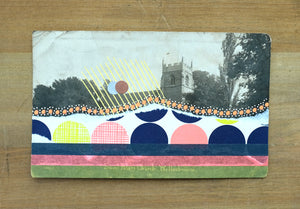 Vintage Wellesbourne Postcard Art Collage - Naomi Vona Art
