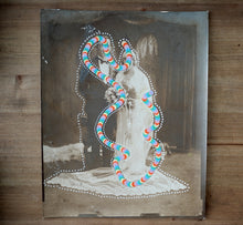 Load image into Gallery viewer, Altered Vintage Wedding Couple Portrait Photography - Naomi Vona Art
