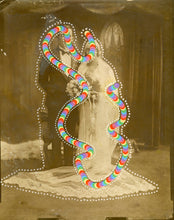 Carica l&#39;immagine nel visualizzatore di Gallery, Altered Vintage Wedding Couple Portrait Photography - Naomi Vona Art
