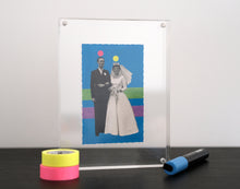 Charger l&#39;image dans la galerie, Vintage Wedding Couple Art Collage - Naomi Vona Art
