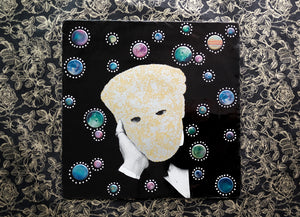 Black, Gold And Silver LP Cover Artwork - Naomi Vona Art