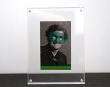 Carica l&#39;immagine nel visualizzatore di Gallery, Retro Smiling Masked Woman Art Collage - Naomi Vona Art
