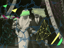 Load image into Gallery viewer, Abstract Collage On Vintage Wedding Couple Photo - Naomi Vona Art
