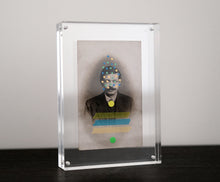 Load image into Gallery viewer, Vintage Man With Moustache Photography Altered By Hand - Naomi Vona Art
