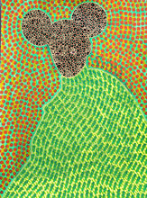 Carica l&#39;immagine nel visualizzatore di Gallery, Neon Yellow And Green Creepy Fashion Art Illustration - Naomi Vona Art
