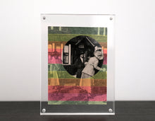 Charger l&#39;image dans la galerie, Neon Washi Tape Art Collage On Vintage Photography - Naomi Vona Art
