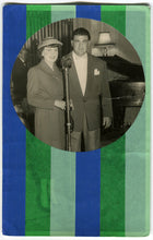 Carica l&#39;immagine nel visualizzatore di Gallery, Vintage Smiling Couple Art Collage - Naomi Vona Art
