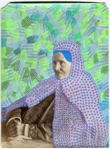Collage Of Old Photographs, Woman Portrait Altered Art - Naomi Vona Art
