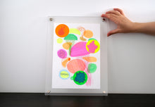 将图片加载到图库查看器，Neon Jellyfish Inspired Abstract Art Collage - Naomi Vona Art
