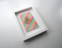 Load image into Gallery viewer, Neon Rainbow Framed Vintage Collage Art - Naomi Vona Art
