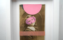 将图片加载到图库查看器，Smiling Girl Collage Art Framed - Naomi Vona Art
