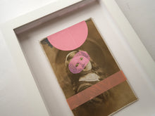 将图片加载到图库查看器，Smiling Girl Collage Art Framed - Naomi Vona Art
