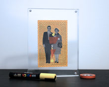 画像をギャラリービューアに読み込む, Retro Vintage Couple Portrait Art Collage - Naomi Vona Art

