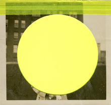 Carica l&#39;immagine nel visualizzatore di Gallery, Neon Yellow Abstract Collage Art On Vintage Photo - Naomi Vona Art
