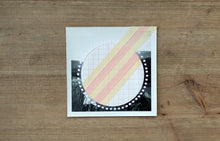 Cargar imagen en el visor de la galería, Pink Abstract Collage Art Composition On Vintage Photo - Naomi Vona Art
