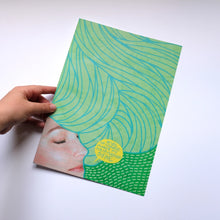 Carica l&#39;immagine nel visualizzatore di Gallery, Green Fashion Poster Pop Art
