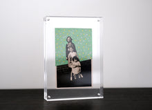 Charger l&#39;image dans la galerie, Vintage Sisters Portrait Photo Altered With Pens - Naomi Vona Art
