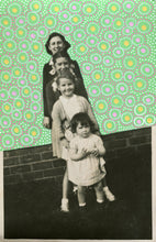 Load image into Gallery viewer, Vintage Sisters Portrait Photo Altered With Pens - Naomi Vona Art
