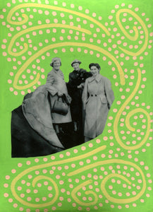 Women Retro Group Photo Collage - Naomi Vona Art