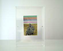 Carica l&#39;immagine nel visualizzatore di Gallery, Mother With Child Manipulated With Mixed Media Materials - Naomi Vona Art
