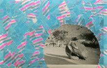 Carica l&#39;immagine nel visualizzatore di Gallery, Collage Art Landscape Realised With Tape - Naomi Vona Art
