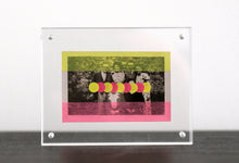 Cargar imagen en el visor de la galería, Fluorescent Art Collage On Vintage Group Photography - Naomi Vona Art
