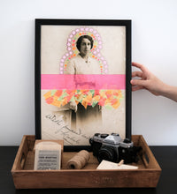 Cargar imagen en el visor de la galería, Neon Surreal Fine Art Print, Giclee Collage Reproduction - Naomi Vona Art
