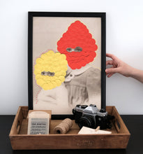 Charger l&#39;image dans la galerie, Surreal Dada Fine Art Print, Poster Portrait Collage - Naomi Vona Art
