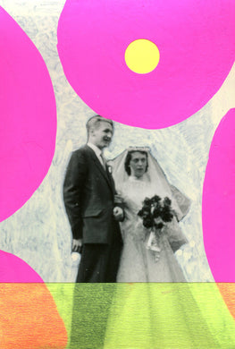 Vintage Wedding Photo Art Image - Naomi Vona Art