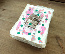 将图片加载到图库查看器，Neon Pink And Green Art Collage Idea On Cotton Rag Paper - Naomi Vona Art

