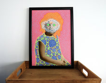 Charger l&#39;image dans la galerie, Retro Original Wall Art Gift Idea, Colorful Dotty Art Print - Naomi Vona Art
