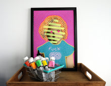 Cargar imagen en el visor de la galería, Wall Decoration Fine Art Collage Print Gift Idea - Naomi Vona Art
