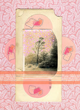 Load image into Gallery viewer, Pastel And Nude Pink Collage Art Landscape - Naomi Vona Art
