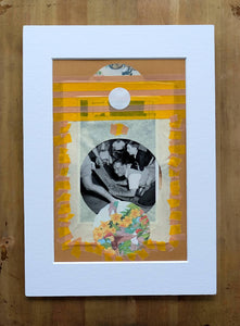 Contemporary Collage Decorated With Retro Family Photography - Naomi Vona Art