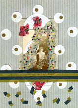 Cargar imagen en el visor de la galería, Contemporary Collage, Vintage Paper Ephemera - Naomi Vona Art
