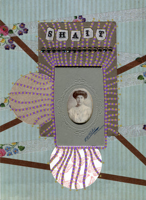 Contemporary Collage Created Using Found Photos Vintage - Naomi Vona Art