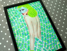 Load image into Gallery viewer, Contemporary Art Print Of Manipulated Fashion Portrait - Naomi Vona Art
