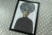 Load image into Gallery viewer, Black And White Vintage Retro Style Print - Naomi Vona Art

