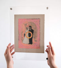 Load image into Gallery viewer, Original Vintage Wedding Art Collage Gift Idea - Naomi Vona Art
