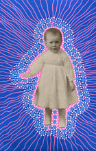 Carica l&#39;immagine nel visualizzatore di Gallery, Original Artwork On Altered Vintage Baby Portrait - Naomi Vona Art
