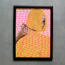 Carica l&#39;immagine nel visualizzatore di Gallery, Neon Yellow, Orange And Pink Contemporary Giclée Art Print - Naomi Vona Art
