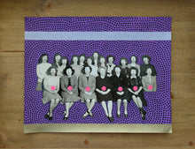 Load image into Gallery viewer, One Of A Kind Collage On Vintage Group Of Women - Naomi Vona Art
