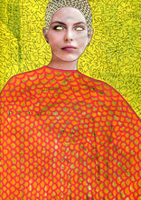 Load image into Gallery viewer, Original Fine Art Print Of Altered Female Fashion Portrait - Naomi Vona Art
