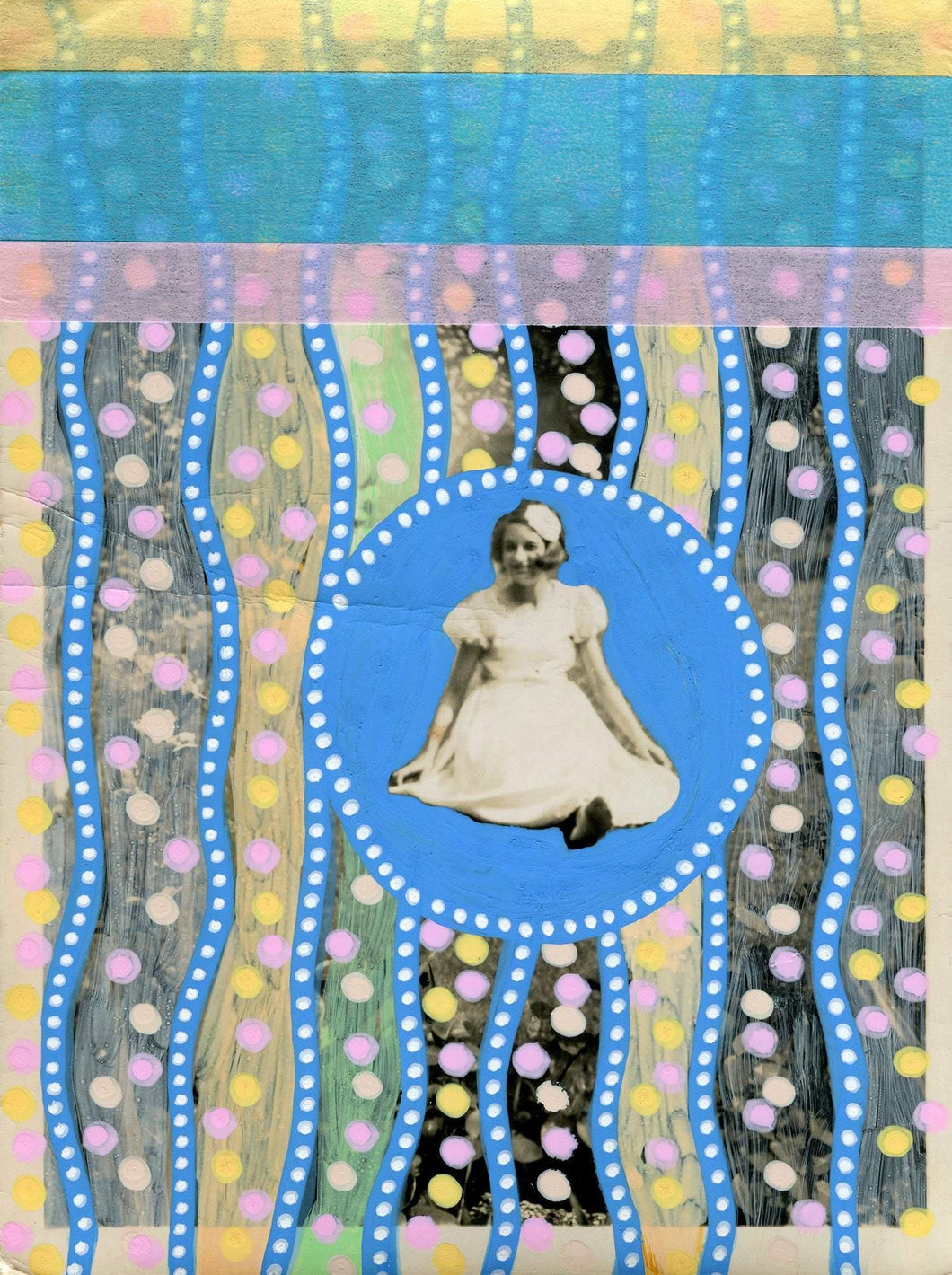 Humorous Alice In Wonderland Tribute Collage - Naomi Vona Art
