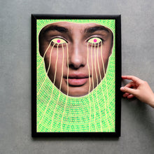 Cargar imagen en el visor de la galería, Neon Surreal Dada Fine Art Print - Naomi Vona Art
