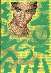 Green And Yellow Fashion Fine Art Photo, Altered Fashion Print - Naomi Vona Art